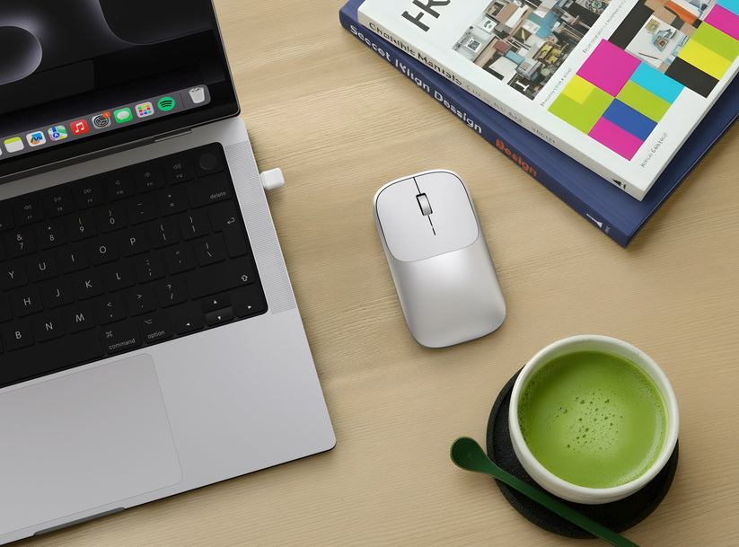 Satechi Slim EX Mouse - mysz bezprzewodowa do dwóch urządzeń srebrna
