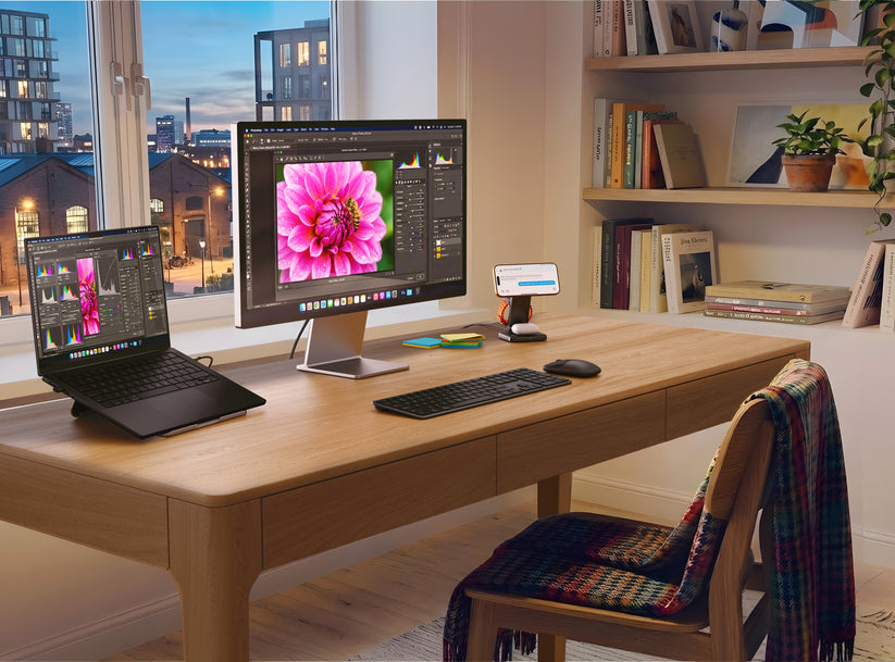Satechi Slim EX3 - klawiatura BT do trzech urządzeń z przełącznikiem trybu Mac/Windows space black