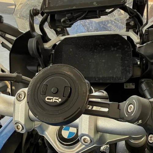 GRXPLORE - uchwyt na telefon na kierownicę roweru motocykla z regulowanym ramieniem i przesuwaną głowicą