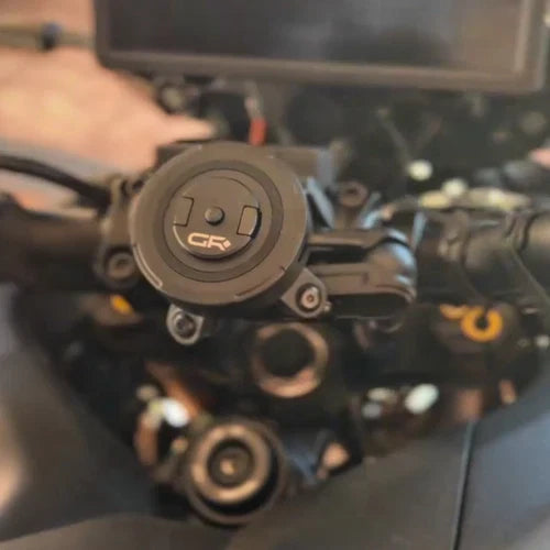 GRXPLORE - uchwyt na telefon na kierownicę roweru motocykla z 3D tłumikiem drgań z poliamidu