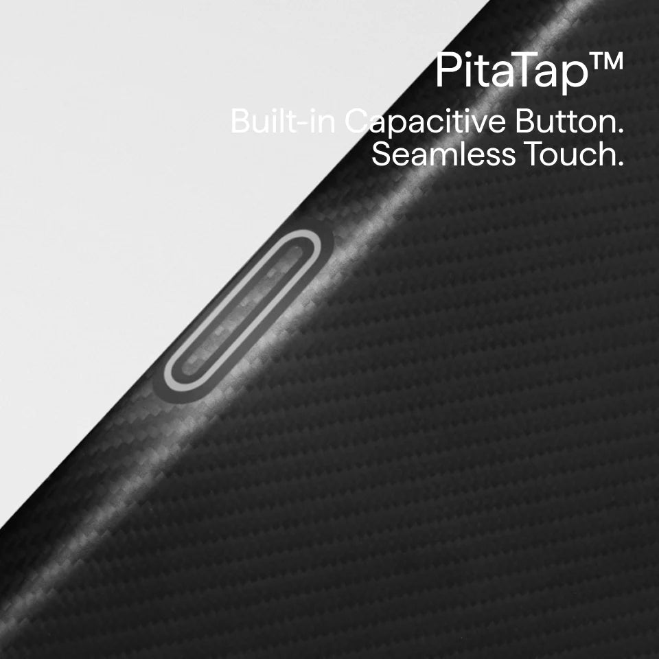 Pitaka Edge Case - etui MagSafe do iPhone 18 Pro / 17 Pro czarny/szary