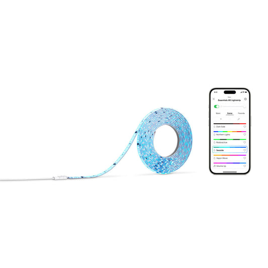 Wielokolorowa inteligentna taśma oświetleniowa - Nanoleaf Essentials Matter Smart Multicolor HD (5 m)