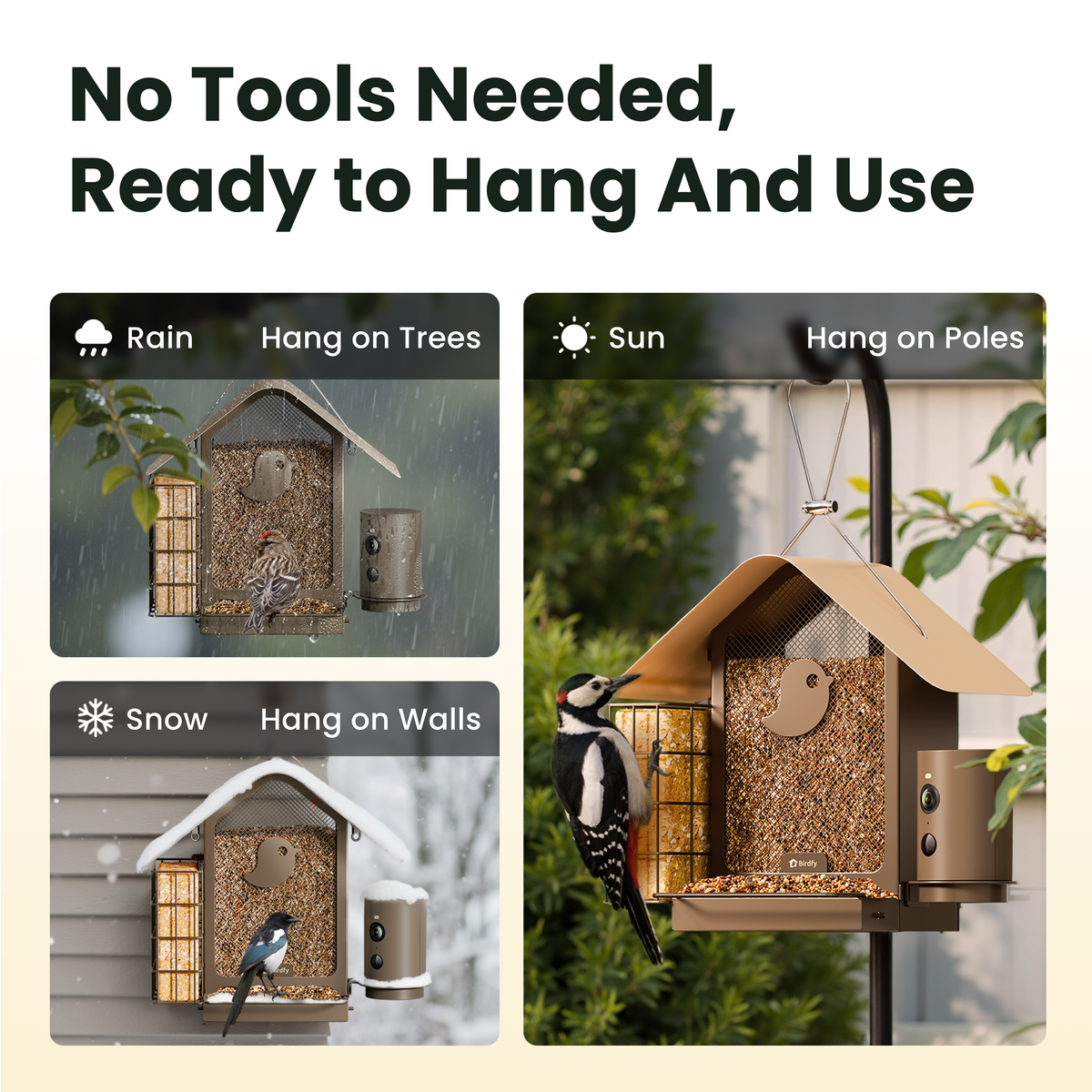 Birdfy Feeder Metal V - karmnik dla ptaków z kamerą
