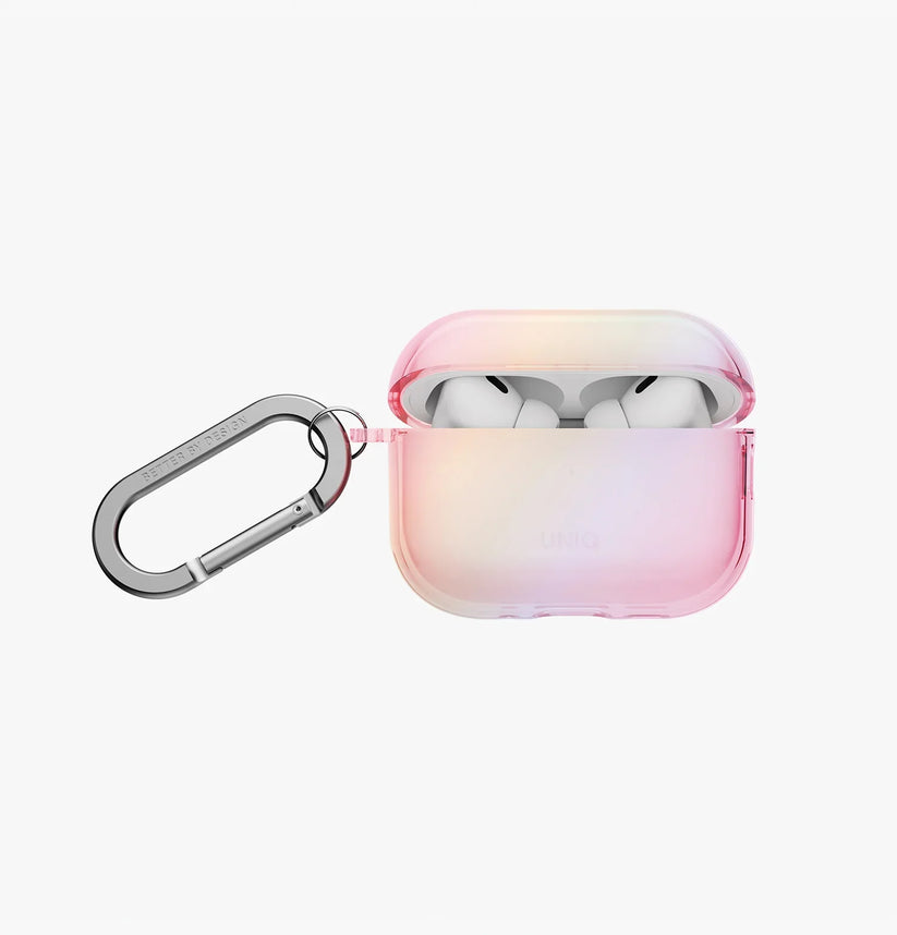 UNIQ Iridescia Hang Case - etui do AirPods Pro 3 pink prism