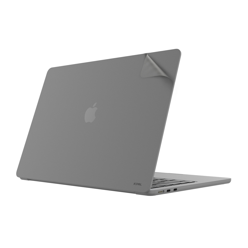 JCPal MacGuard 2in1 Skin Set do MacBook Air 13" M2 M3 M4 Space Grey