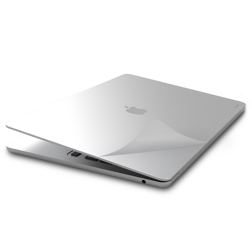JCPal MacGuard 2in1 Skin Set do MacBook Air 13" M2 M3 M4 Silver
