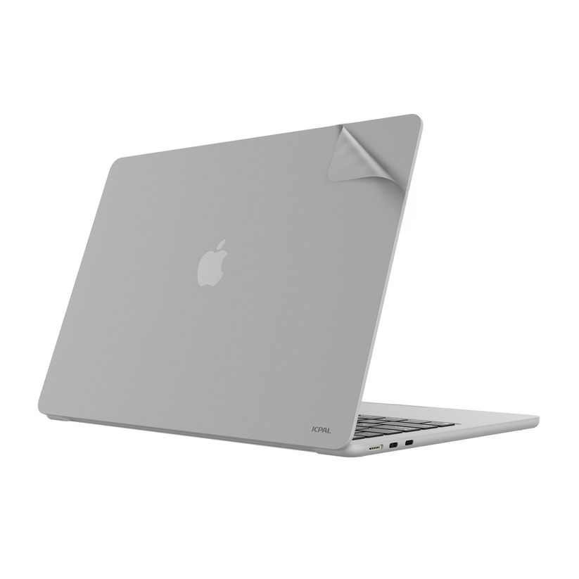 JCPal MacGuard 2in1 Skin Set do MacBook Air 13" M2 M3 M4 Silver