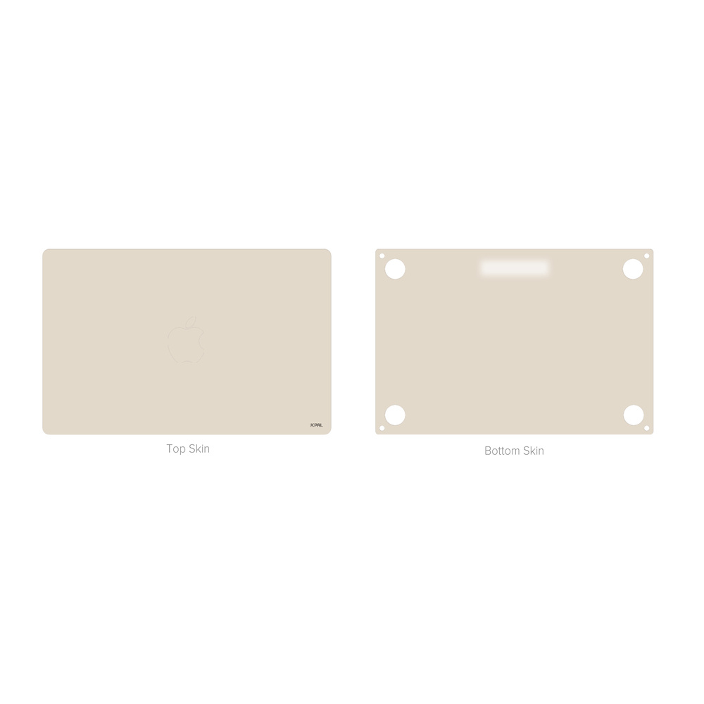 JCPal MacGuard 2in1 Skin Set do MacBook Air 13" M2 M3 M4 Starlight