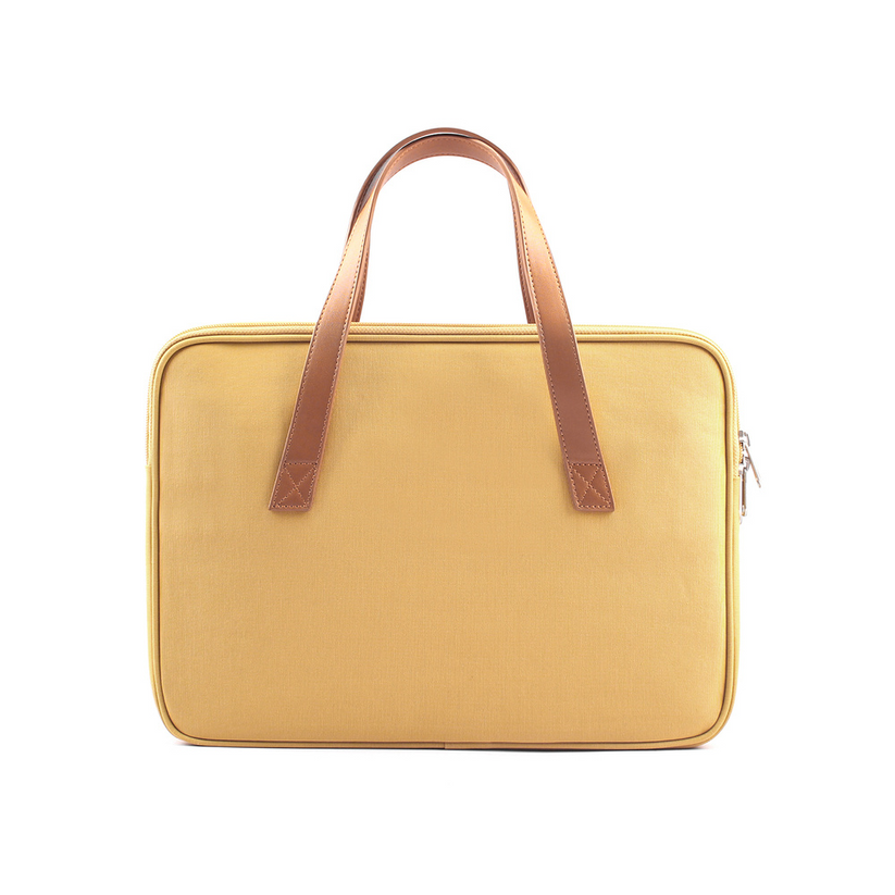 JCPal Milan Briefcase Sleeve - torba do MacBook 13 14" musztardowa
