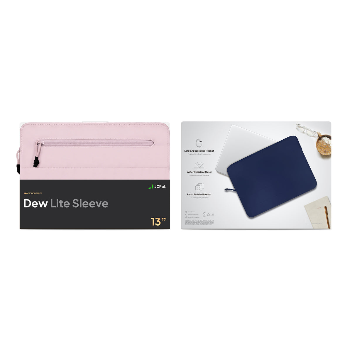 JCPal Dew Lite Sleeve - etui do MacBook 13" Neo różowe