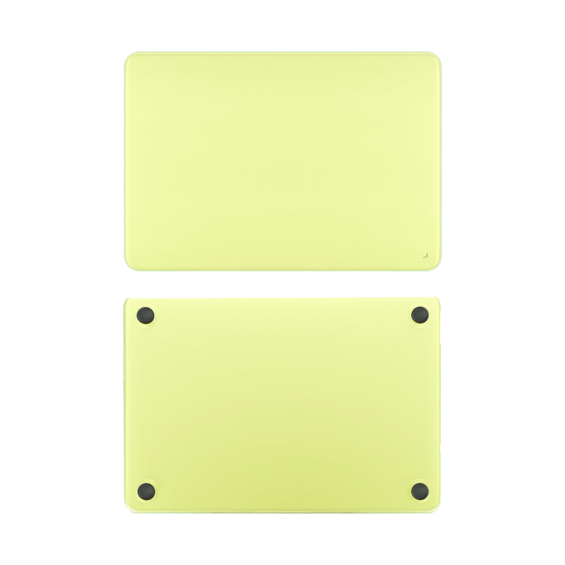 JCPal MacGuard Lite Protective Case - etui hardshell do MacBook Neo 13" żółte matowe