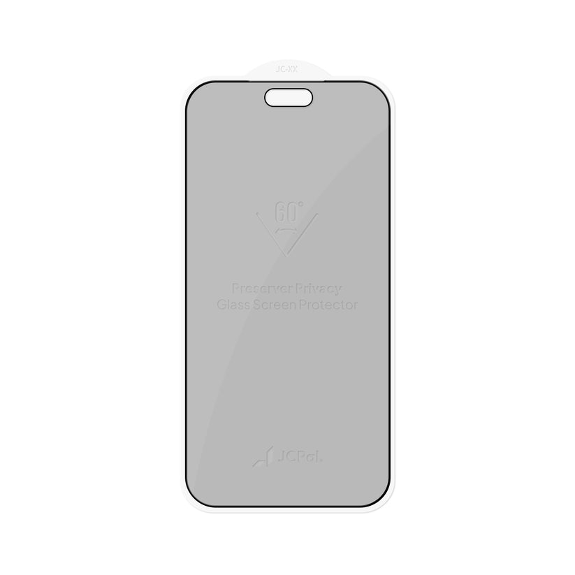 JCPal Preserver Privacy Tempered Glass Screen Protector - prywatyzujące szkło hartowane do iPhone 18 Pro