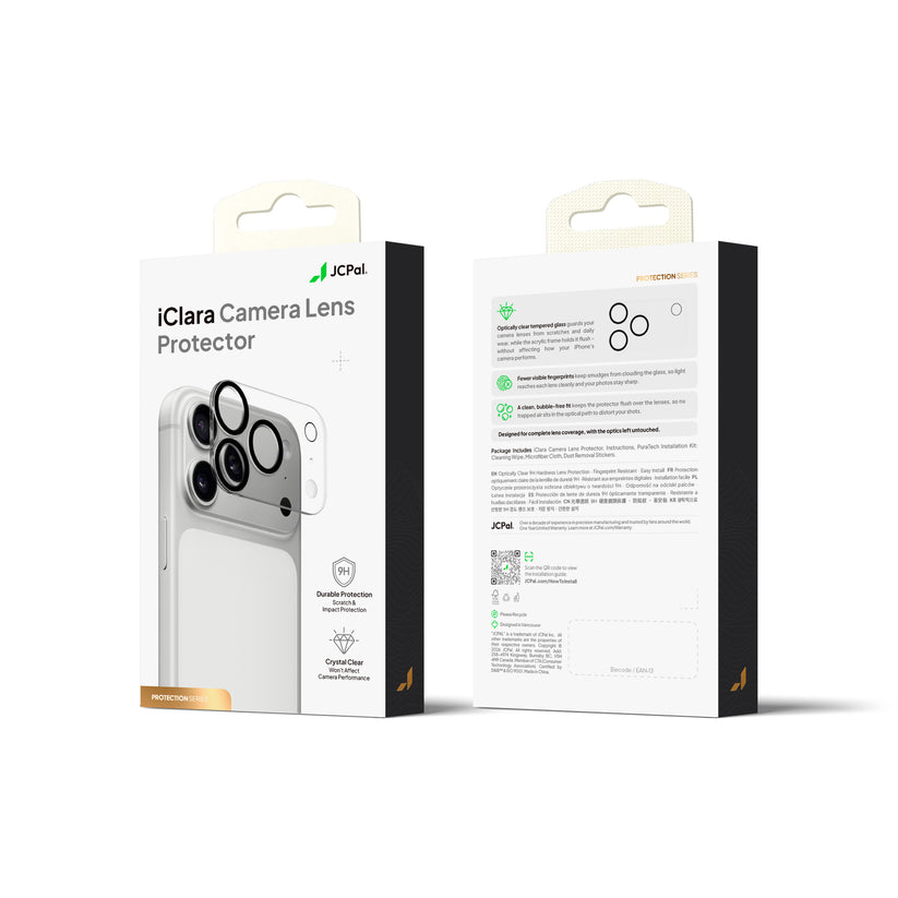JCPal iClara Camera Lens Protector - osłona na aparat do iPhone 18 Pro