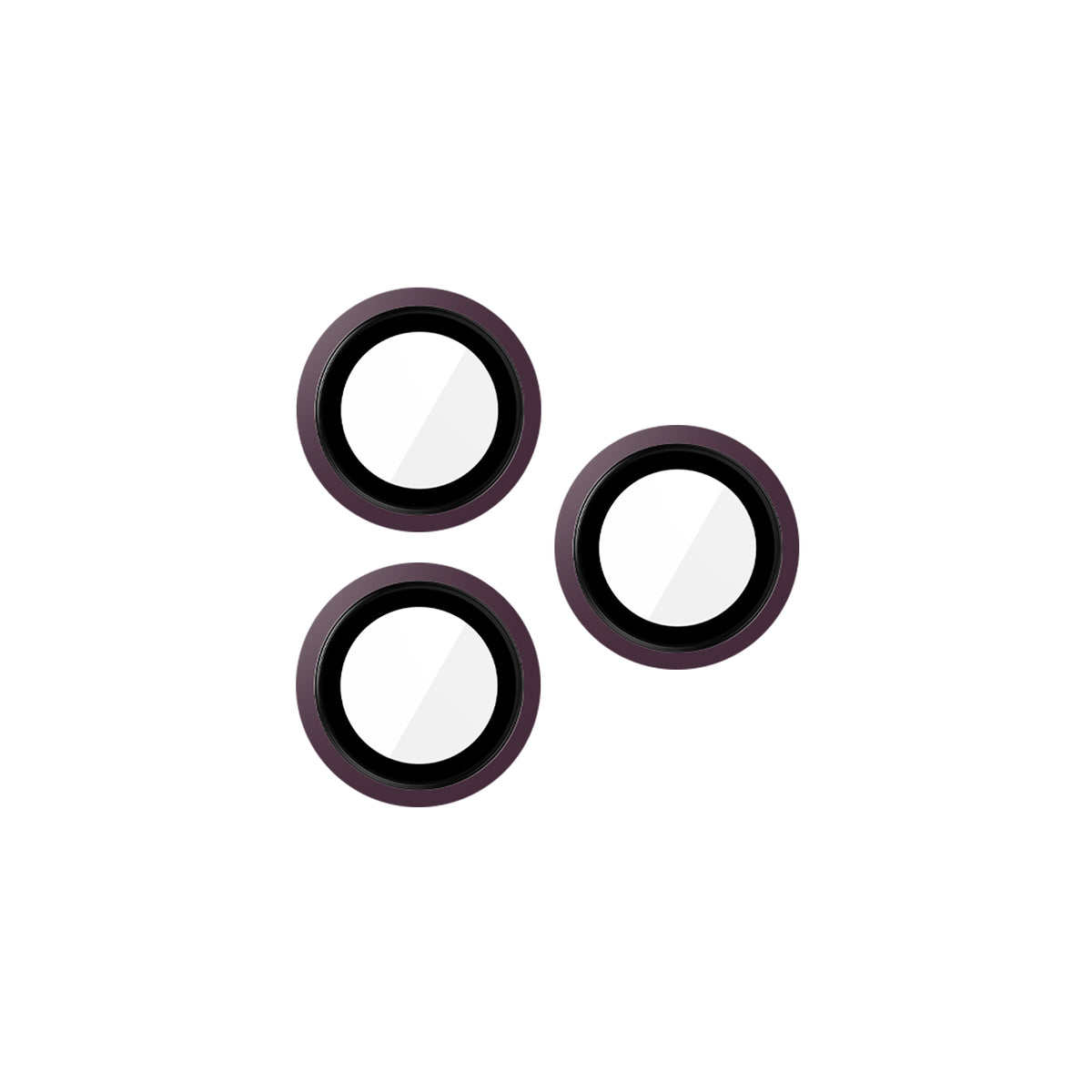 JCPal Preserver Camera Lens Protector - osłony na obiektywy do iPhone 18 Pro / 18 Pro Max wiśniowe