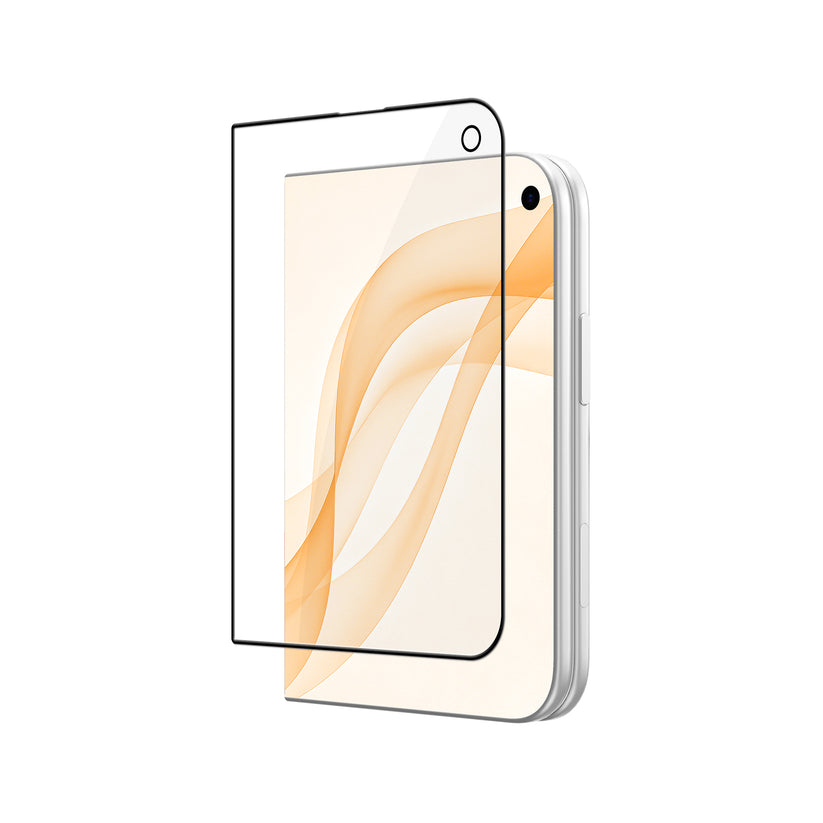 JCPal Preserver Privacy Tempered Glass Screen Protector - prywatyzujące szkło hartowane do iPhone Duo czarna ramka