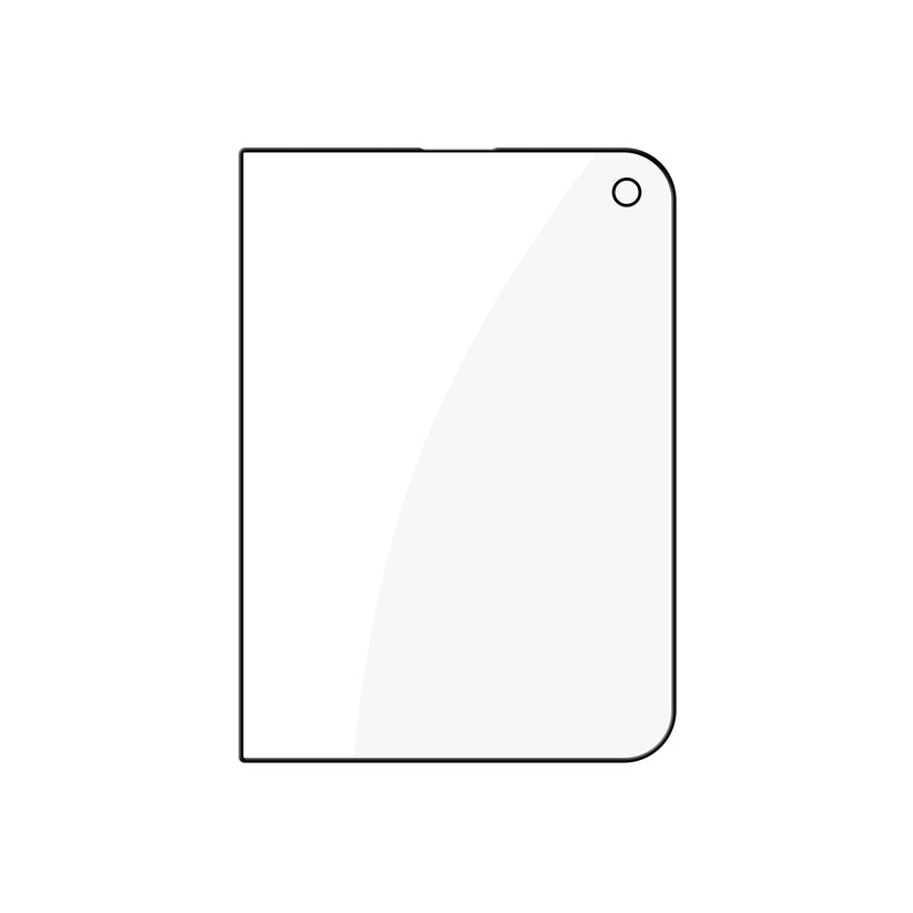 JCPal Preserver Privacy Tempered Glass Screen Protector - prywatyzujące szkło hartowane do iPhone Duo czarna ramka