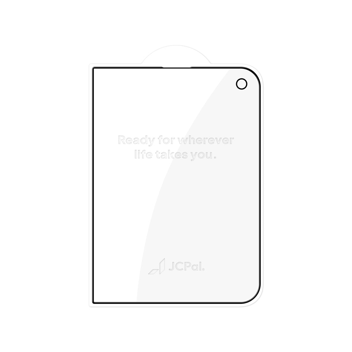 JCPal Preserver Privacy Tempered Glass Screen Protector - prywatyzujące szkło hartowane do iPhone Duo czarna ramka