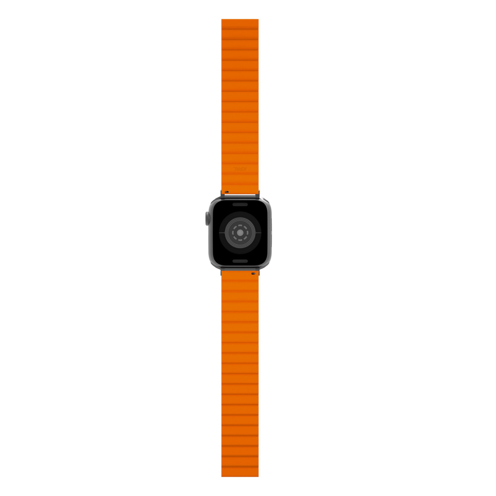 JCPal FlexForm - pasek Apple Watch 38 40 41 42 mm czarny pomarańczowy