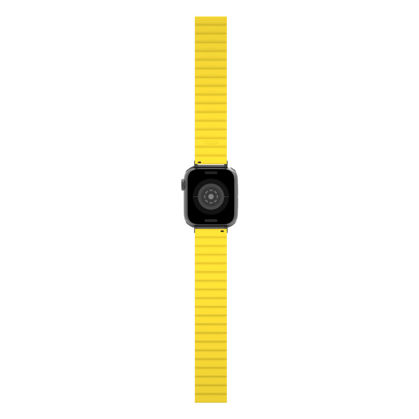 JCPal FlexForm - pasek Apple Watch 38 40 41 42 mm szary żółty