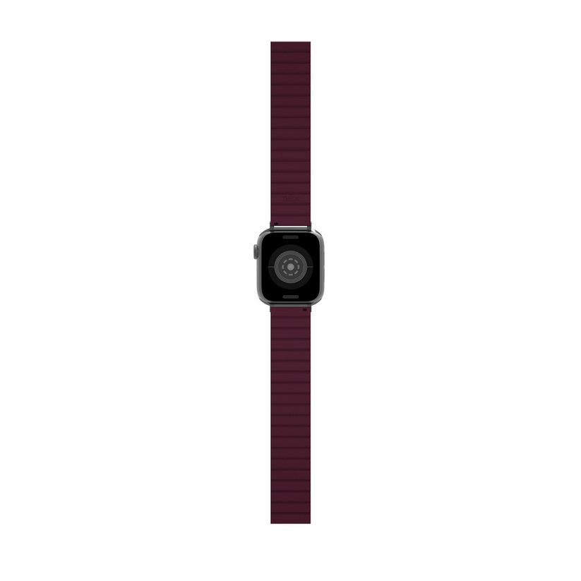 JCPal FlexForm - pasek Apple Watch 38 40 41 42 mm czarny bordowy