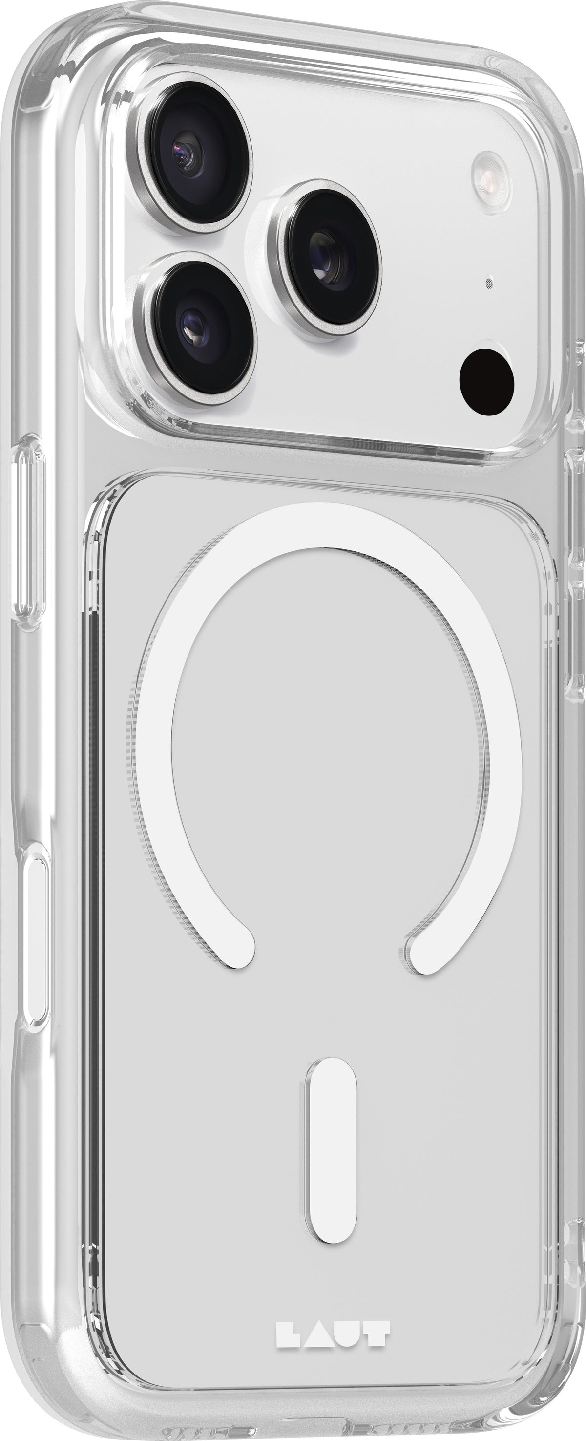 Laut Crystal Fluro - etui do iPhone 17 Pro Max kompatybilne z MagSafe clear light gray