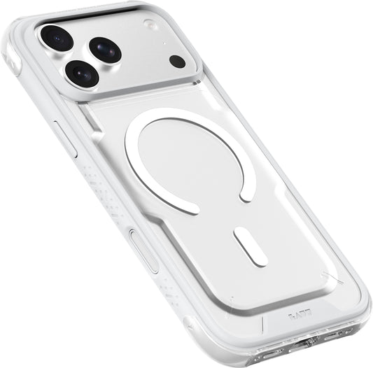 Laut Aero Matter - obudowa ochronna do iPhone 18 Pro kompatybilna z MagSafe snow white