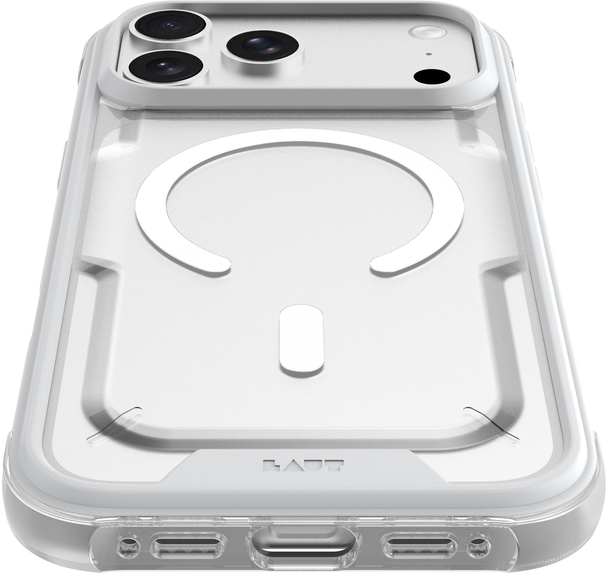 Laut Aero Matter - obudowa ochronna do iPhone 18 Pro Max kompatybilna z MagSafe snow white