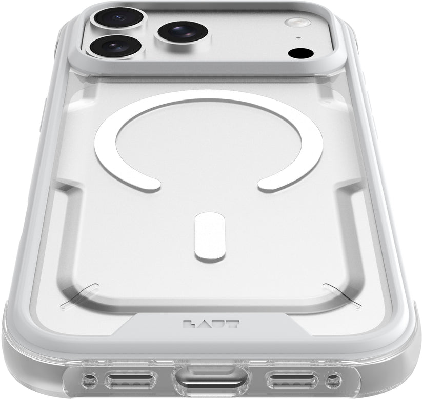 Laut Aero Matter - obudowa ochronna do iPhone 18 Pro Max kompatybilna z MagSafe snow white