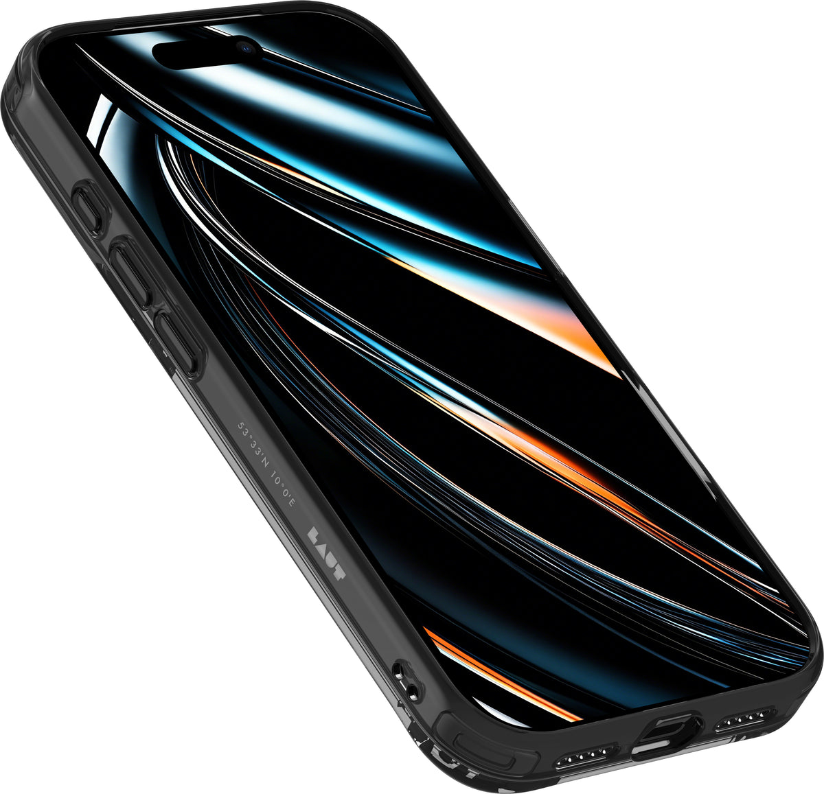 Laut Crystal Fluro - obudowa ochronna do iPhone 18 Pro Max kompatybilna z MagSafe black crystal