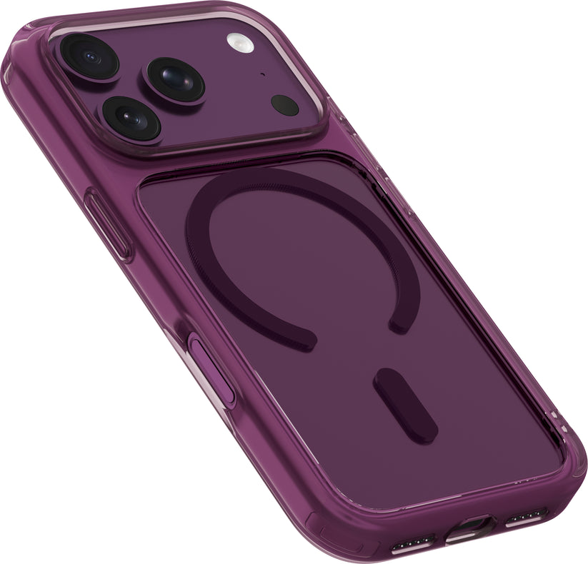 Laut Crystal Fluro - obudowa ochronna do iPhone 18 Pro kompatybilna z MagSafe plum crystal