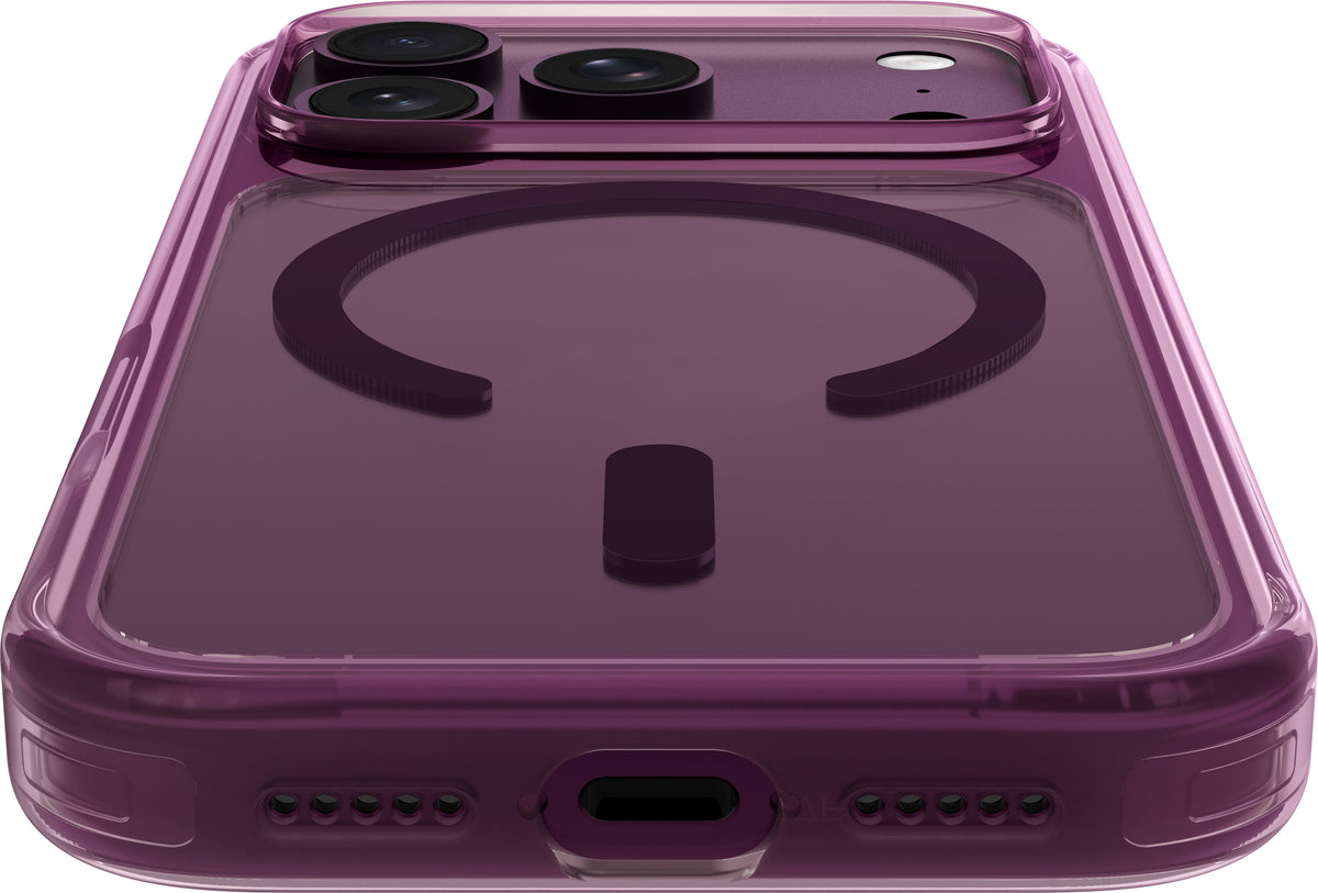 Laut Crystal Fluro - obudowa ochronna do iPhone 18 Pro Max kompatybilna z MagSafe plum crystal