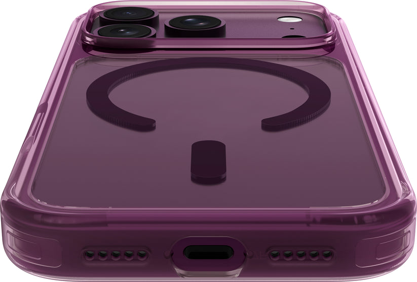 Laut Crystal Fluro - obudowa ochronna do iPhone 18 Pro Max kompatybilna z MagSafe plum crystal