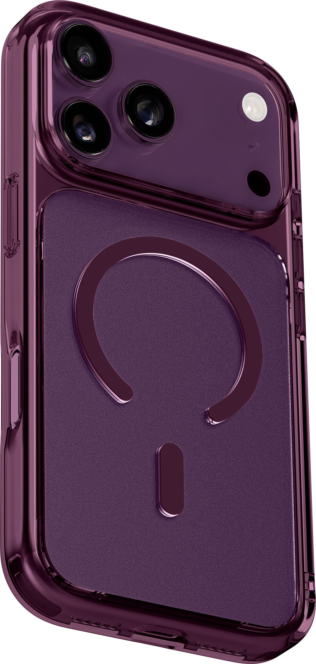 Laut Crystal Fluro - obudowa ochronna do iPhone 18 Pro kompatybilna z MagSafe plum crystal