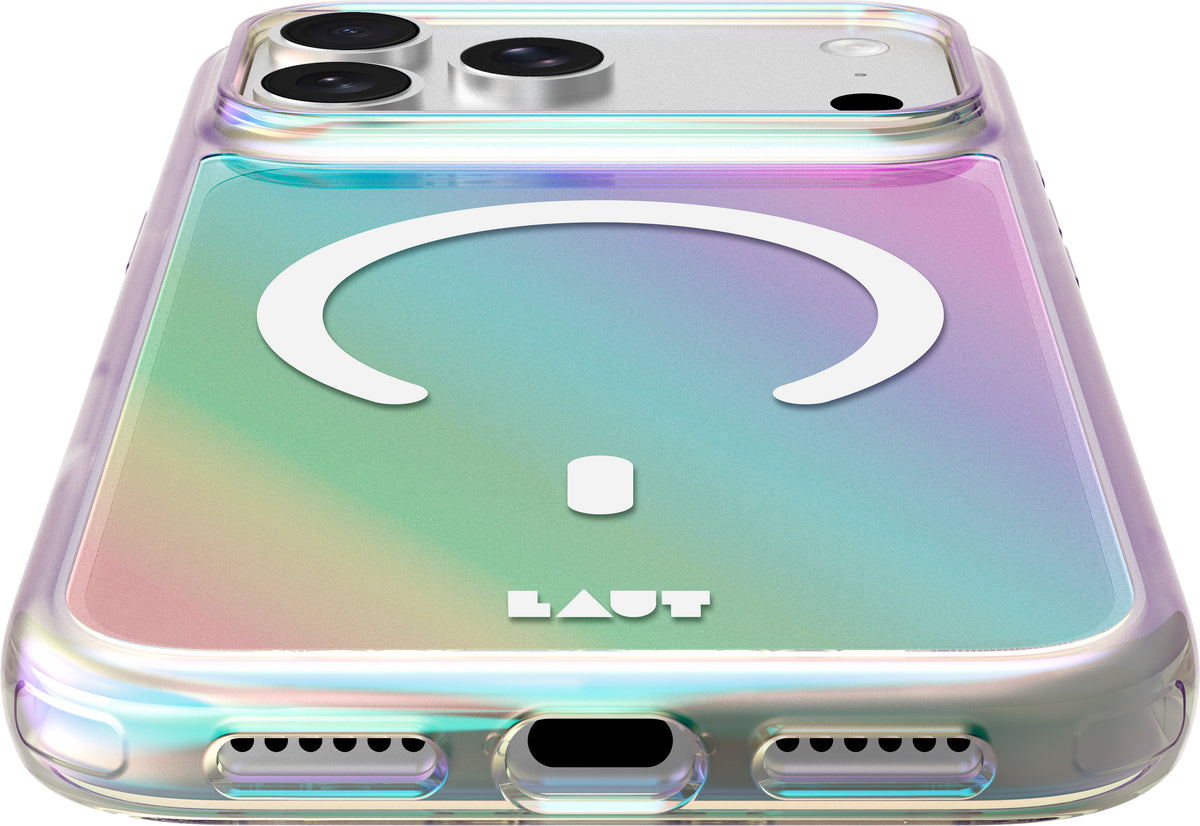 Laut Holo - obudowa ochronna do iPhone 18 Pro Max kompatybilna z MagSafe holo pearl