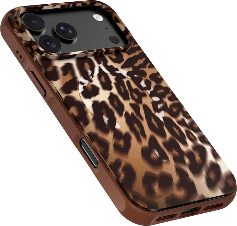 Laut Huex Wave - obudowa ochronna do iPhone 18 Pro kompatybilna z MagSafe mocha leopard