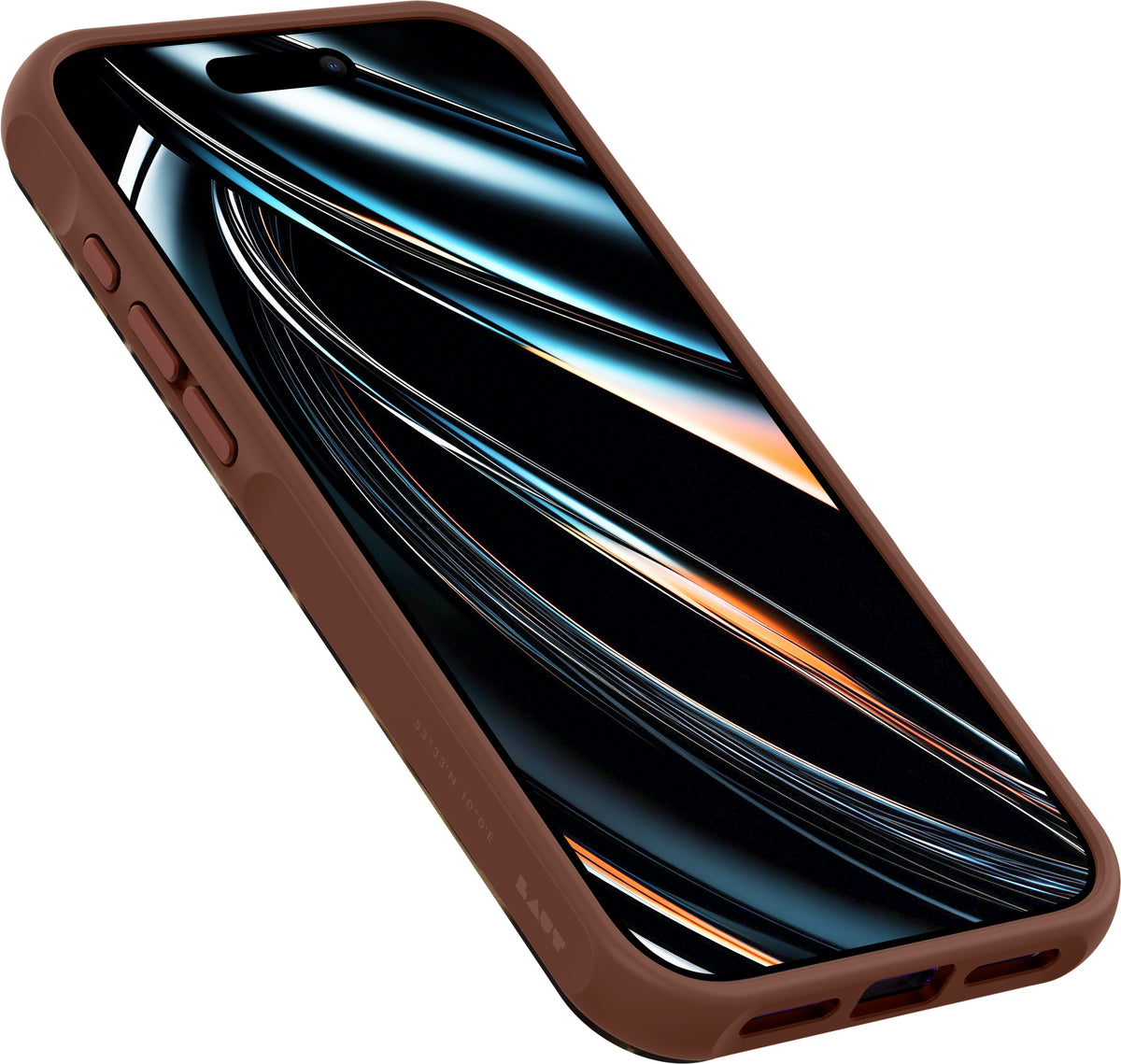 Laut Huex Wave - obudowa ochronna do iPhone 18 Pro kompatybilna z MagSafe mocha leopard