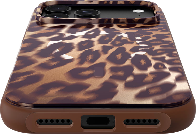 Laut Huex Wave - obudowa ochronna do iPhone 18 Pro Max kompatybilna z MagSafe mocha leopard