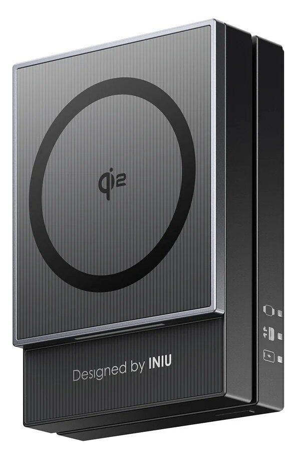 INIU MagPro 3in1 - ładowarka indukcyjna 3 w 1 15W czarna