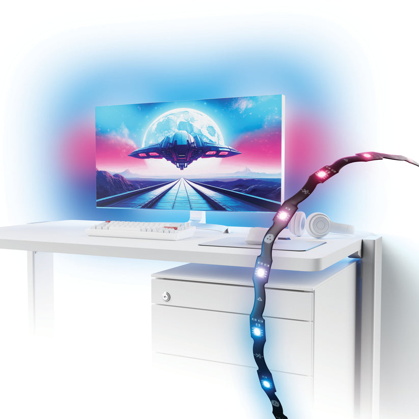 Nanoleaf 4D PC Screen Mirror Lightstrip - system inteligentnego podświetlenia monitora do 32" (2,5 m)