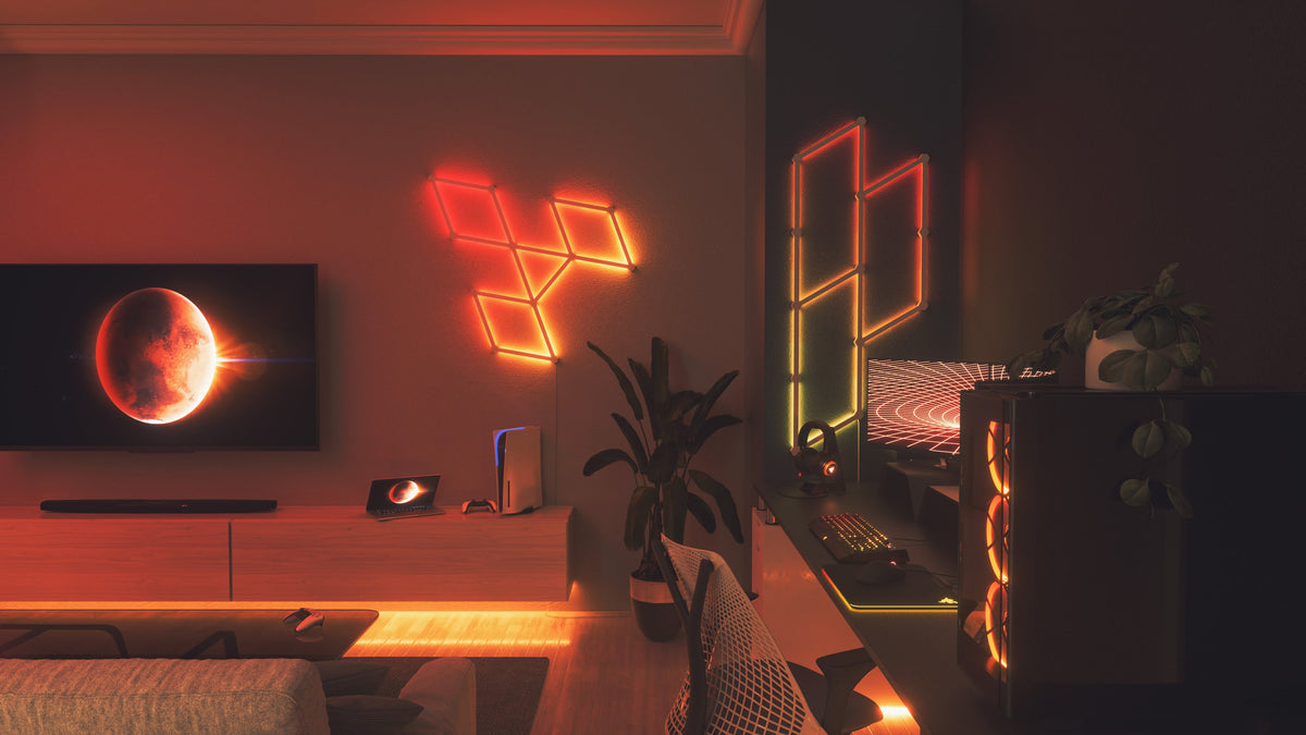 Zestaw 3 dodatkowych paneli świetlnych Nanoleaf Lines Expansion Pack- listwy świetlne (3 sztuki)