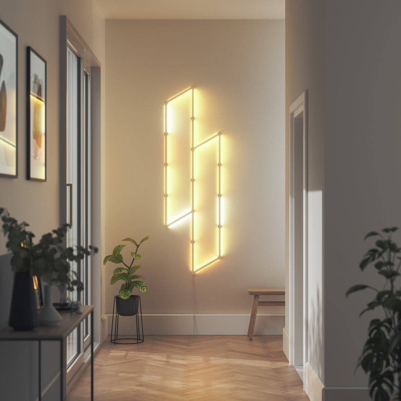Zestaw 9 paneli świetlnych Nanoleaf Lines Starter Kit - listwy świetlne (9 sztuk, 1 kontroler)