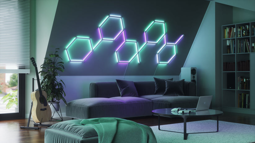 Zestaw 9 paneli świetlnych Nanoleaf Lines Starter Kit - listwy świetlne (9 sztuk, 1 kontroler)