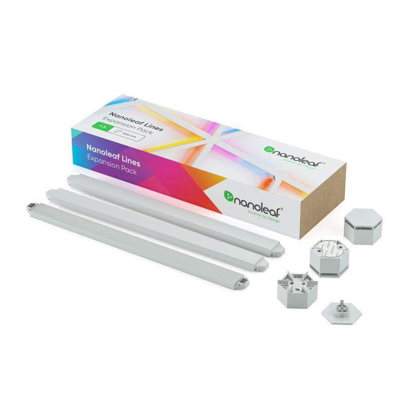 Zestaw 3 dodatkowych paneli świetlnych Nanoleaf Lines Expansion Pack- listwy świetlne (3 sztuki)