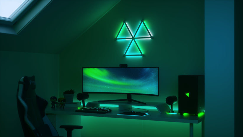 Zestaw 9 paneli świetlnych Nanoleaf Lines Starter Kit - listwy świetlne (9 sztuk, 1 kontroler)