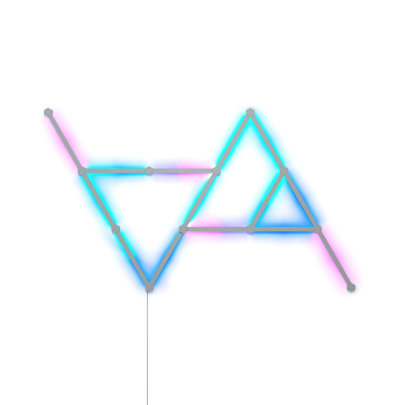Zestaw 15 paneli świetlnych Nanoleaf Lines Starter Kit - listwy świetlne (15 sztuk, 1 kontroler)