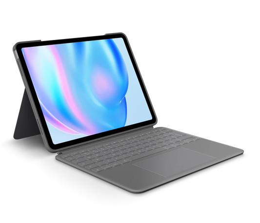 Logitech Combo Touch - etui z klawiaturą UK do iPad Air 13" M2 (2024) M3 (2025) szare