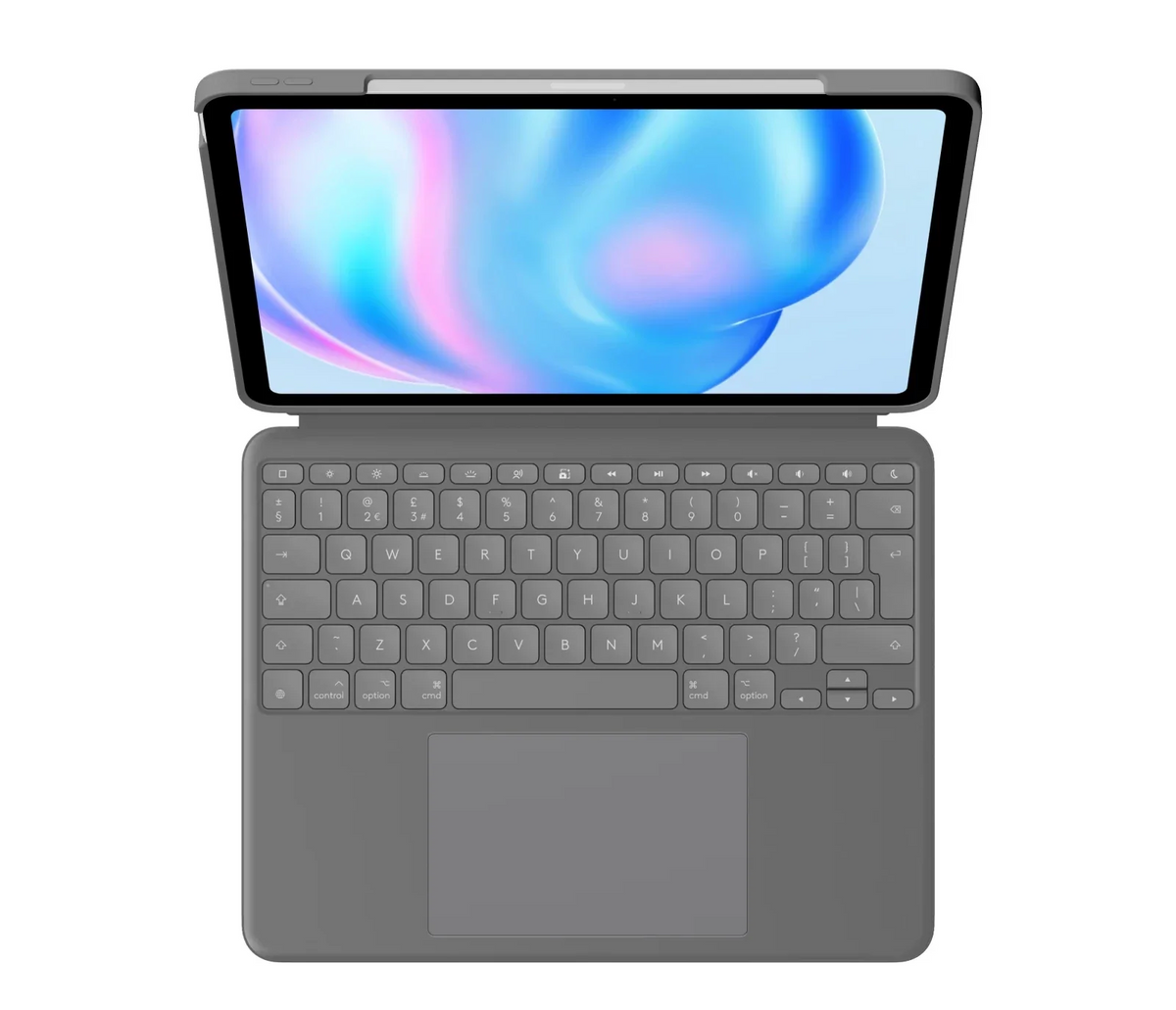 Logitech Combo Touch - etui z klawiaturą UK do iPad Air 13" M2 (2024) M3 (2025) szare