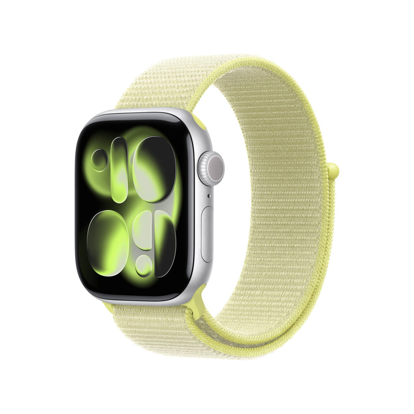 Apple Opaska sportowa w kolorze neonowym żółtym do koperty 42 mm