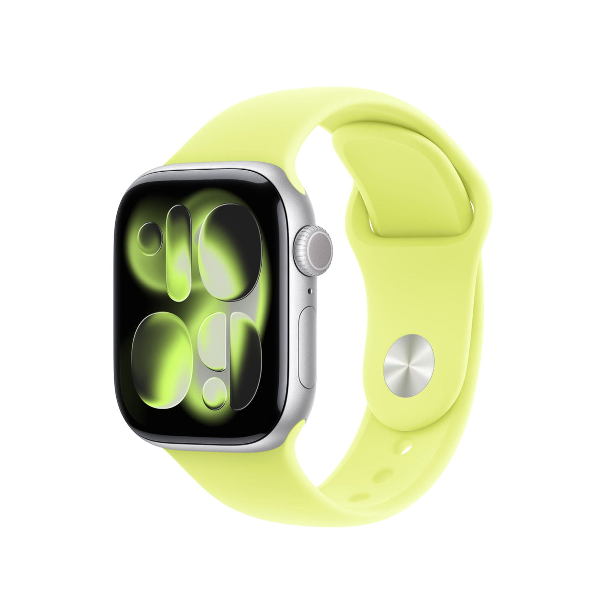 Apple Pasek sportowy w kolorze neonowym żółtym do koperty 42mm - rozmiar S M
