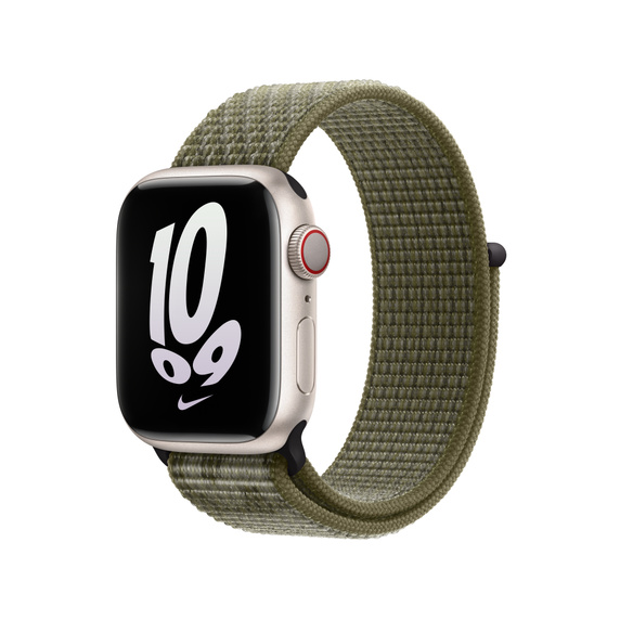Apple Opaska sportowa Nike w kolorze Sequoia Pure Platinum do koperty 41 mm